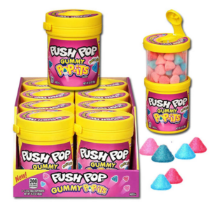 Push Pop Gummy Pop-its Gummy Candy 8ct